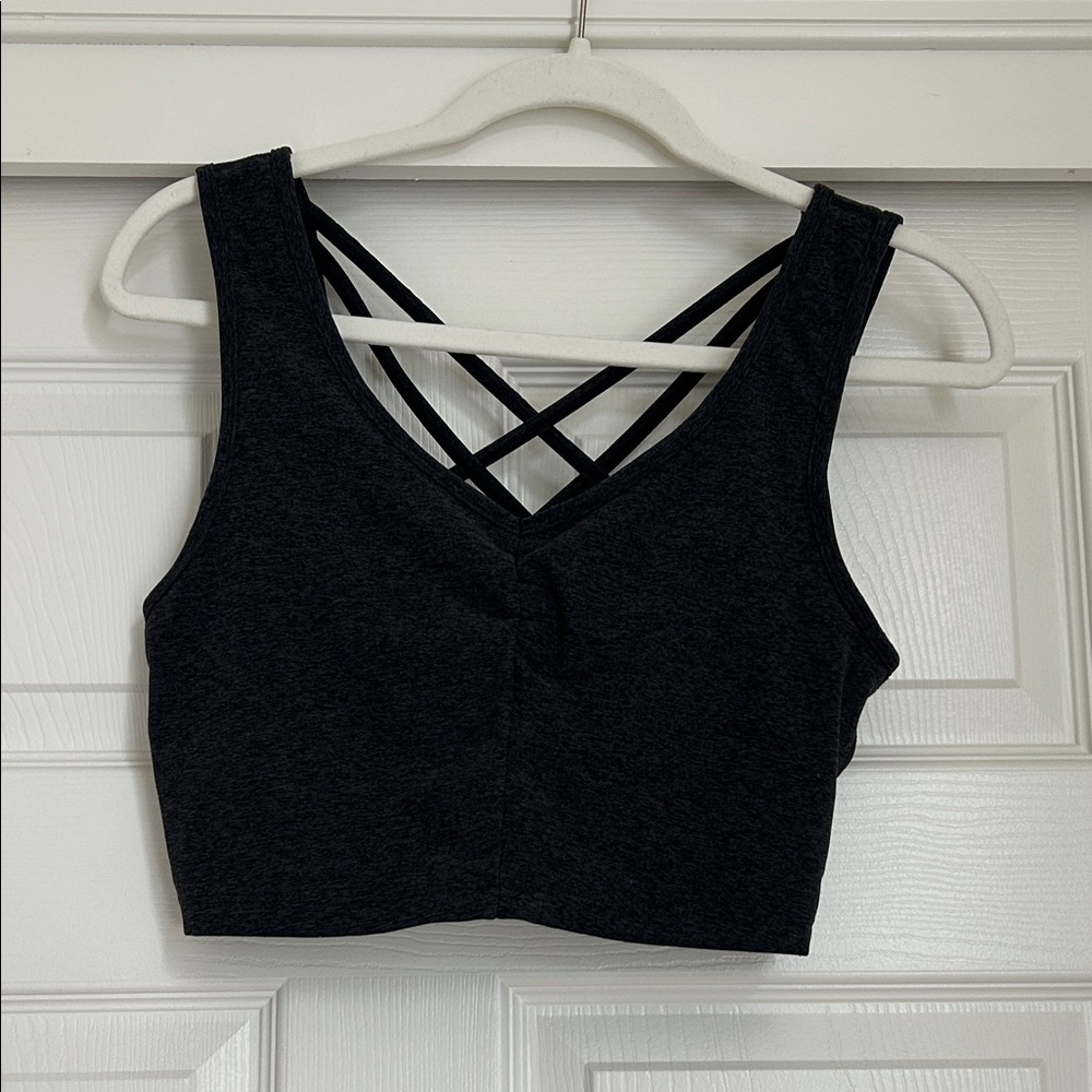 Zella Strappy Long Line Bra, M